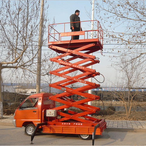 電瓶車載式升降機